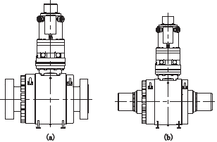 connection ends of ball valves - Ball Valves of Submarine Pipelines